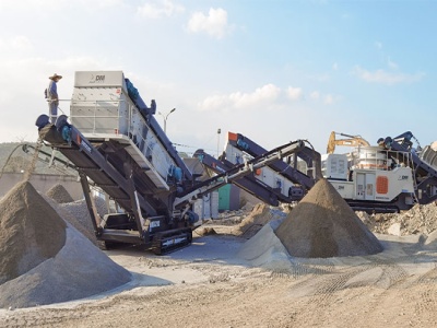production of manufactured sand